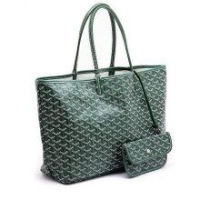 (Green)Women's Pu Leather Tote Bag Portable Large Capacity Shoulder Bag Waterproof Beach Pocket