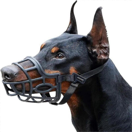 Breathable Basket Muzzles for Large Dogs,size:28-31CM