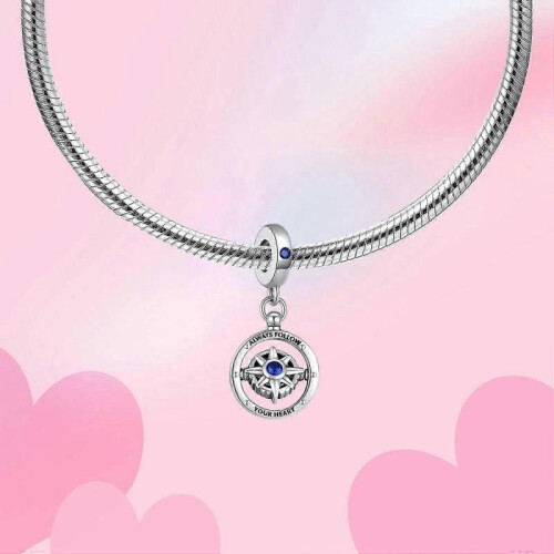 Sterling Silver Charm Pendant -HK701 2