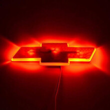 3D LED Auto Styling Hinten Emblem Logo Marke Aufkleber Lampe Für Chevrolet Cruze Mengxi Rosso
