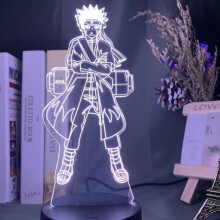IC 3D-Nachtlicht Naruto Team Uzumaki Naruto LED-Nachtlicht