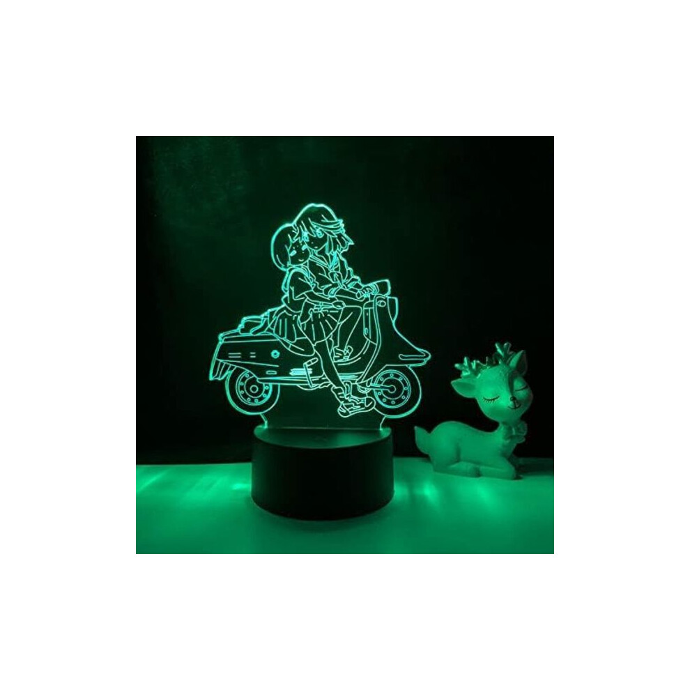 Wj Kill La Kill Luce Notturna A Led Per La Decorazione Della Camera Da Letto, Regalo, Luce Notturna,