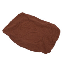 Baby Muslin Crib Sheet Brown 125x75x28cm Soft Cotton