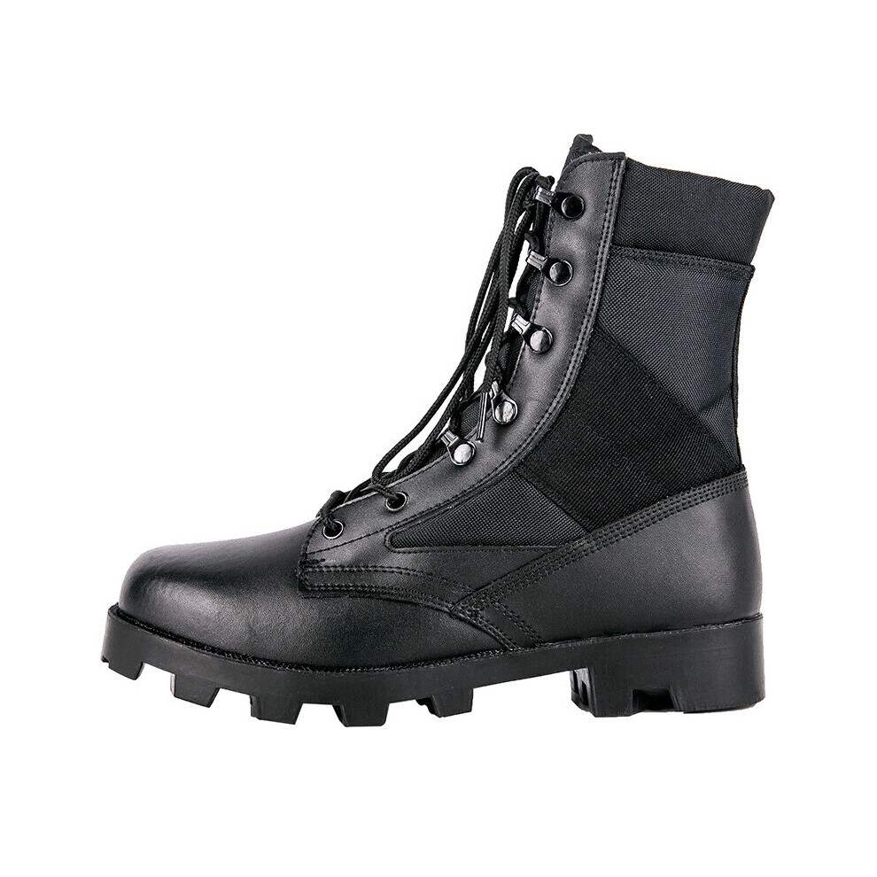 (Black, EUR 43) Mens Outdoor Tactical Boots Military Army Combat Patrol Work Boots Hunting Shoes