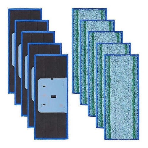 10 Pack Mop Pad for iRobot Braava Jet M6 Ultimate Robot Mop,Washable Microfiber Replacement Cleaning