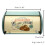 Vintage Bread Box Bin Rollup Top Light Blue Small Powder Coated Bread Iron Boxes Food Containerfor 6