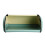 Vintage Bread Box Bin Rollup Top Light Blue Small Powder Coated Bread Iron Boxes Food Containerfor 16