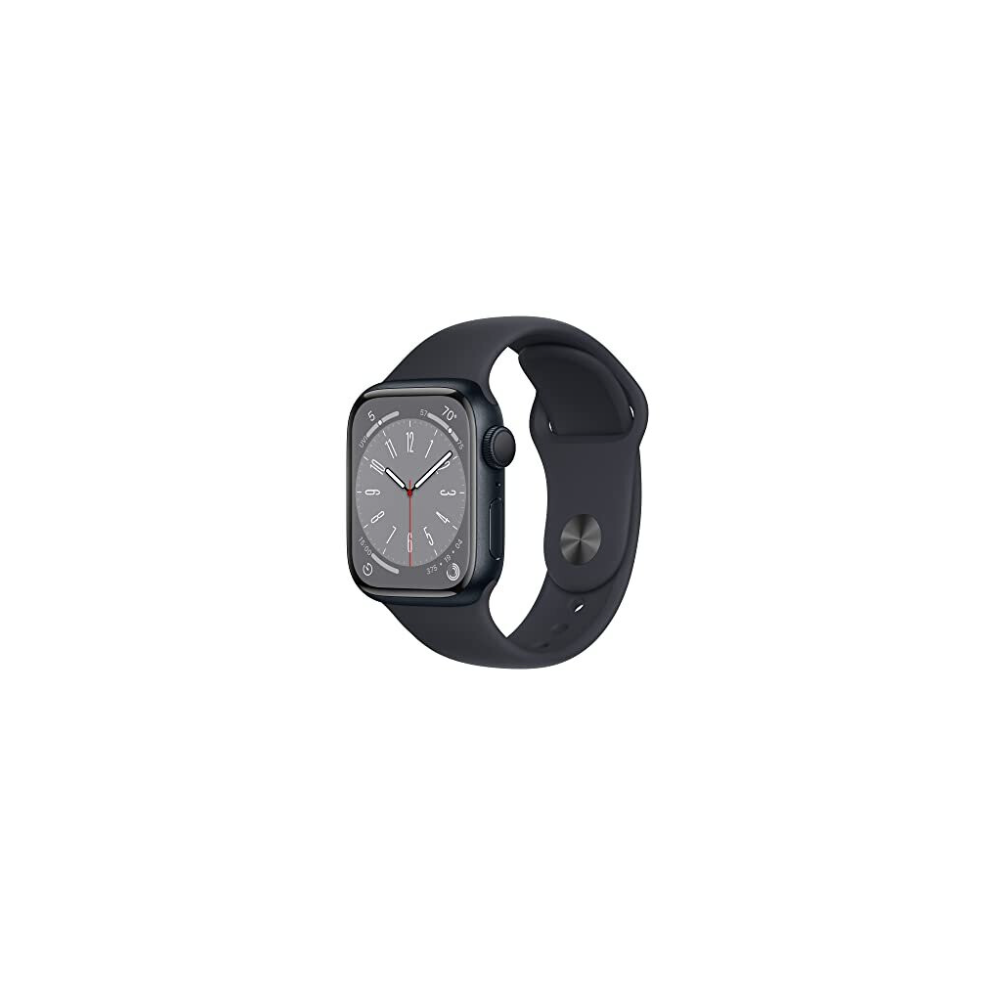 Apple Watch Series 8 (GPS 41mm) Smart Watch - Midnight Blue Aluminum Case with Midnight Blue Sport Strap