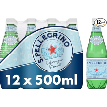 San Pellegrino Sparkling Natural Mineral Water 12x500ml
