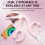Wide Angle USB Heated Eyelash Curler 114x70x35.5mm 5
