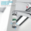 Chrome Bathroom Sink Taps with Waste Mono Single Lever Vanity Basin 5