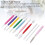 Set di 10 strumenti in plastica per decorare il fondant 4