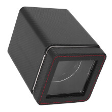 Single Watch Winder W150T Red Line Mesh Leather LED