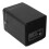 Single Watch Winder W150A Black PU Leather LED Light 12