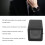 Single Watch Winder W150A Black PU Leather LED Light 4