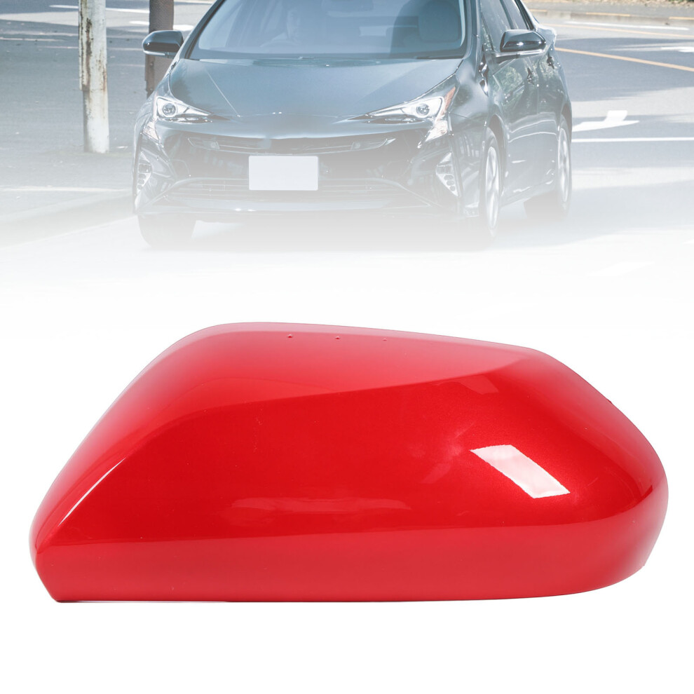 Left Door Mirror Cap Abs High Strength 87945-47060 Red 4241326170206