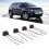 4Pcs H4 9003 HB2 Headlight Socket Wiring Harness DC12-24V 16