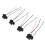 4Pcs H4 9003 HB2 Headlight Socket Wiring Harness DC12-24V 6