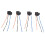 4Pcs H4 9003 HB2 Headlight Socket Wiring Harness DC12-24V 8