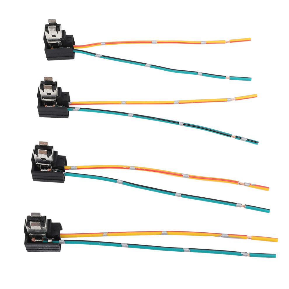 4Pcs H1 Female Headlight Wiring Harness Dc12-24V Plug 5061326174108
