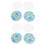 8pcs Washable Nursing Pads 12cm Leakproof G47 16