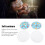 8pcs Washable Nursing Pads 12cm Leakproof G47 4
