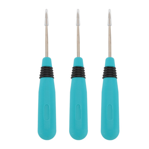 3 Pcs Sewing Awl Set Thick Steel Non-Slip Ergonomic Tool 2