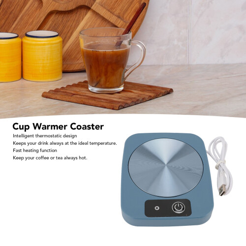 Thermostat Kaffeebecherwärmer Untersetzer ABS Blau 2