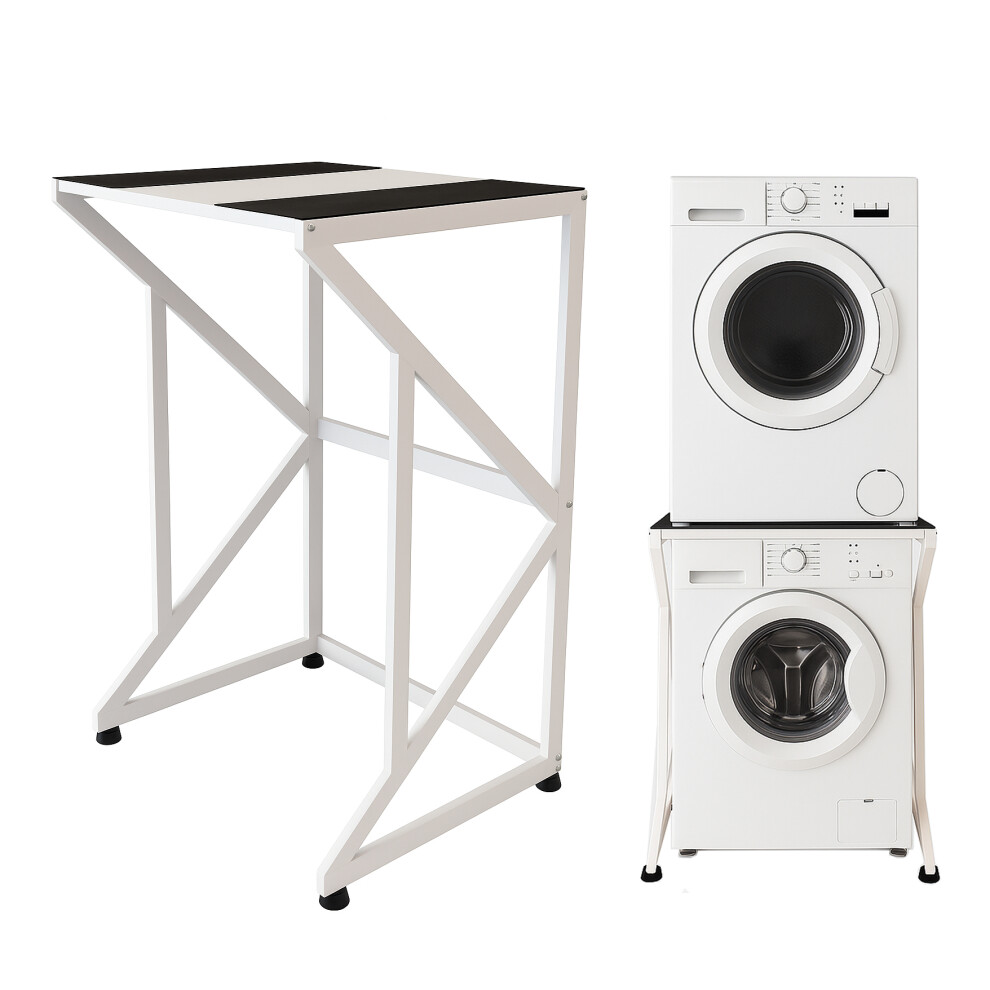 Saiao Washer Dryer Stacking Kit Washing Machine Dryer Stand Shelf Stacker