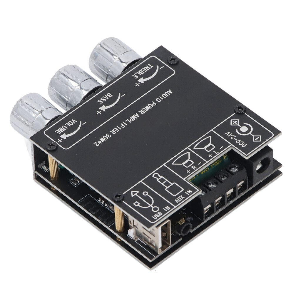 2X30w Bt 5.1 Amplifier Board 76X60x20mm With Bass Control 4931326198613