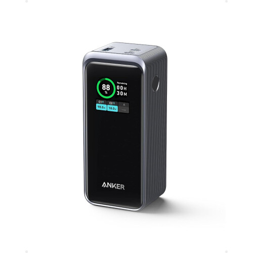 Anker Anker Prime Power Bank 20,000mAh 200W Output Smart Digital Display 2 USB-C 1 USB