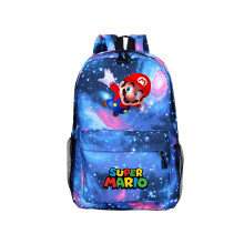 (Starry Blue) Super Mario Kids Rugzak Schooltas Studenten Boekentas Reistas Handtas Cadeaus