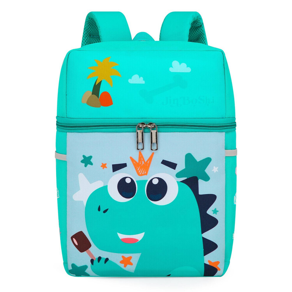 (Grün) und vielseitiger süßer Cartoon-Rucksack für Kindergartenkinder ...