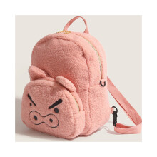 Mochila de peluche de cerdo de dibujos animados de Crayon Shin-chan para niños