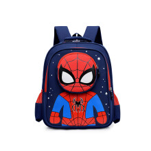 (Marineblauer SpiderMan) und leichter, lustiger Rucksack mit Zeichentrickfiguren für Kindergartenkinder