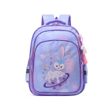 Mochila Oxford duradera con dibujos animados (azul cielo) para niños y niñas de la escuela.