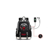 (Schwarz) Stranger Things Hellfire Club Rucksack