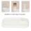 Universal Stroller Tray 42.5x21cm White Anti-Slip Holder 6