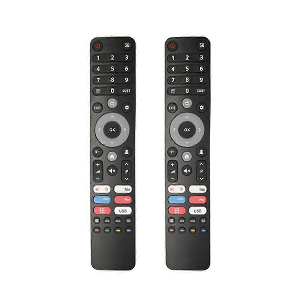 2 Pcs Universal Smart Tv Remote Control For Dexp, Viomi, Chiq Tvs 9409192915702