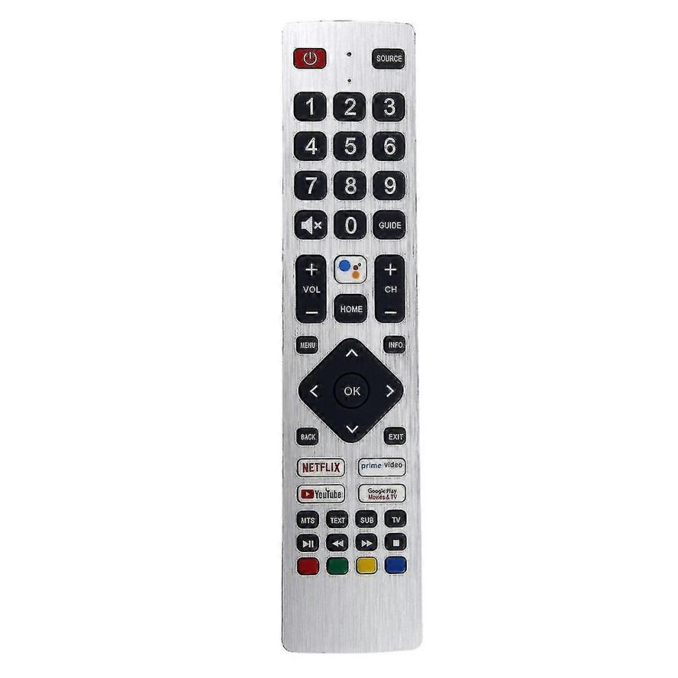Ersatzfernbedienung Für Sharp Tv Rmc0133 Mit Kostenloser Einrichtung – Silber