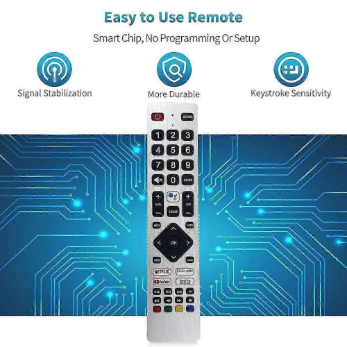 high quality   Remote Control Replace for Sharp TV Remote Control Free Setup 1