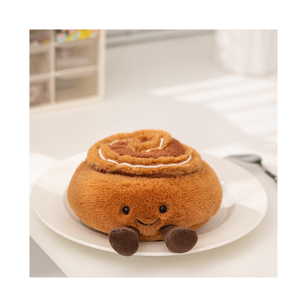 (Cinnamon Roll) Tea Creative Afternoon Themed Coffee Cups Cinnamon Rolls Toys Plush Teapot