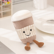 (Coffee Cup) Tea Creative Afternoon Themed Coffee Cups Cinnamon Rolls Toys Plush Teapot