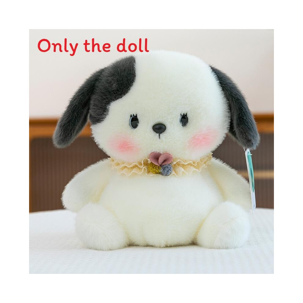 (Puppy, 16cm ) Cartoon Cat Cute Rabbit Bear Dog Panda With Lace Decoration Plush Doll Toy-image-OPC-PHY9ZNK-NEW