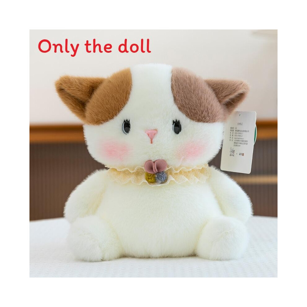 (Cat Card, 16cm ) Cartoon Cat Cute Rabbit Bear Dog Panda With Lace Decoration Plush Doll Toy-image-OPC-PHY9ZN9-NEW
