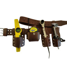 Scaffolding Leather Tool Belt 4PC Complete Kit