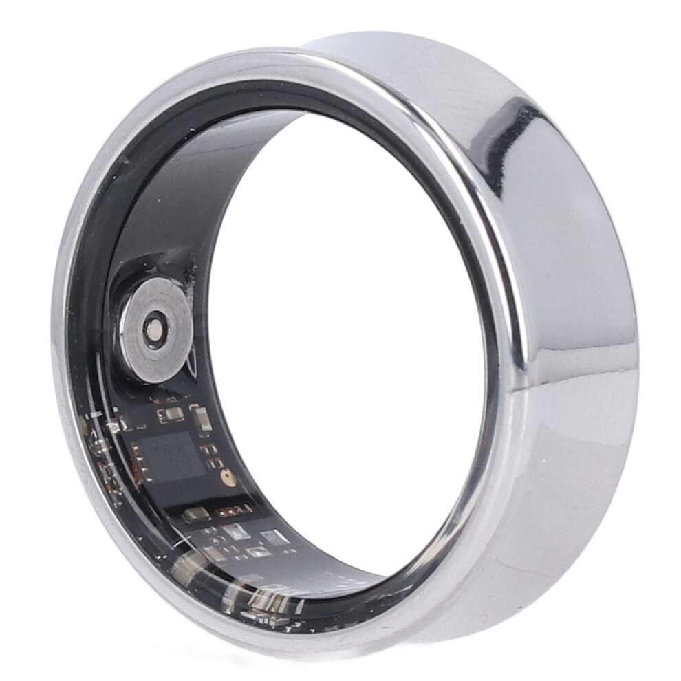 Smart Titanium Alloy Ring 20mAh 2.5mm Silver, 50M Waterproof-image-OPC-PHYBNR8-NEW
