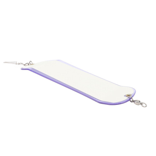 Fishing Flasher ABS Double Sided Luminous Swivel 28cm Purple