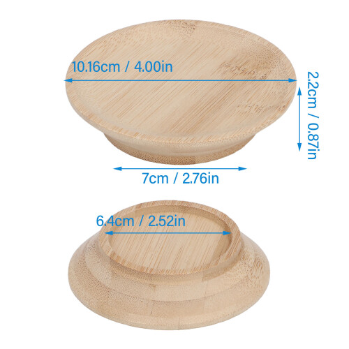 Bamboo Wine Glass Charcuterie Topper Coaster - Elegant 1