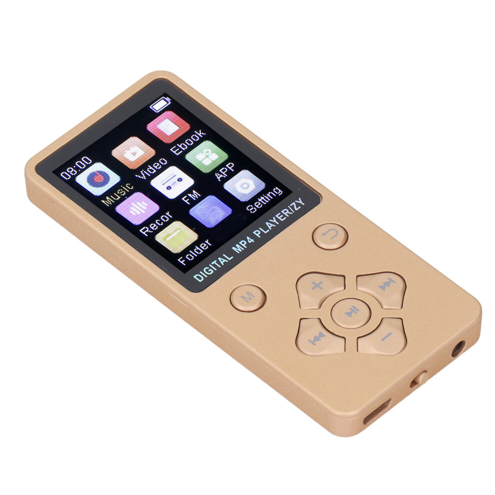 Super Slim 1.8" Mp3 Mp4 Player 64Gb Bluetooth 5.0 Gold 4261326310396